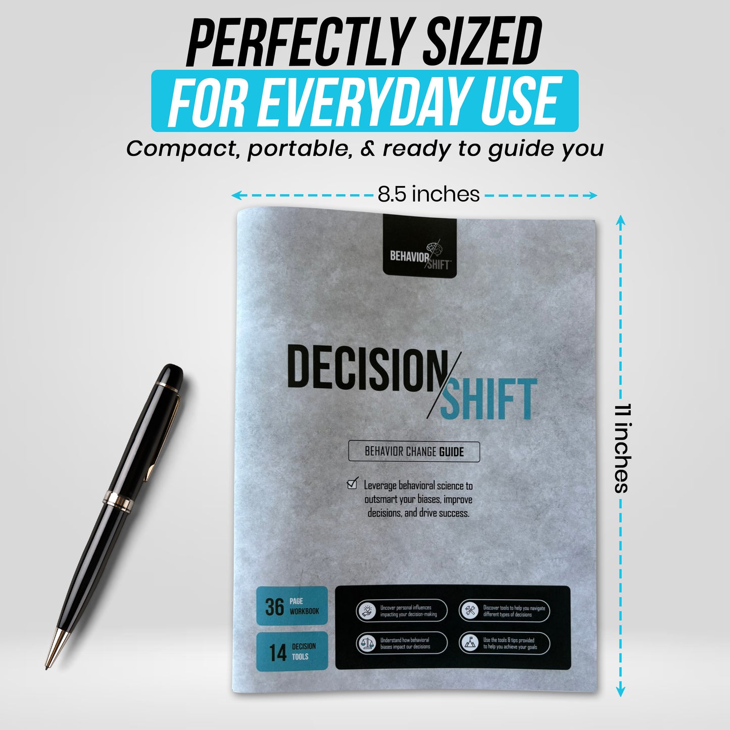 Decision/Shift – A Behavior Change Guide and Workbook and for Smarter Choices - Print Version: FREE SHIPPING