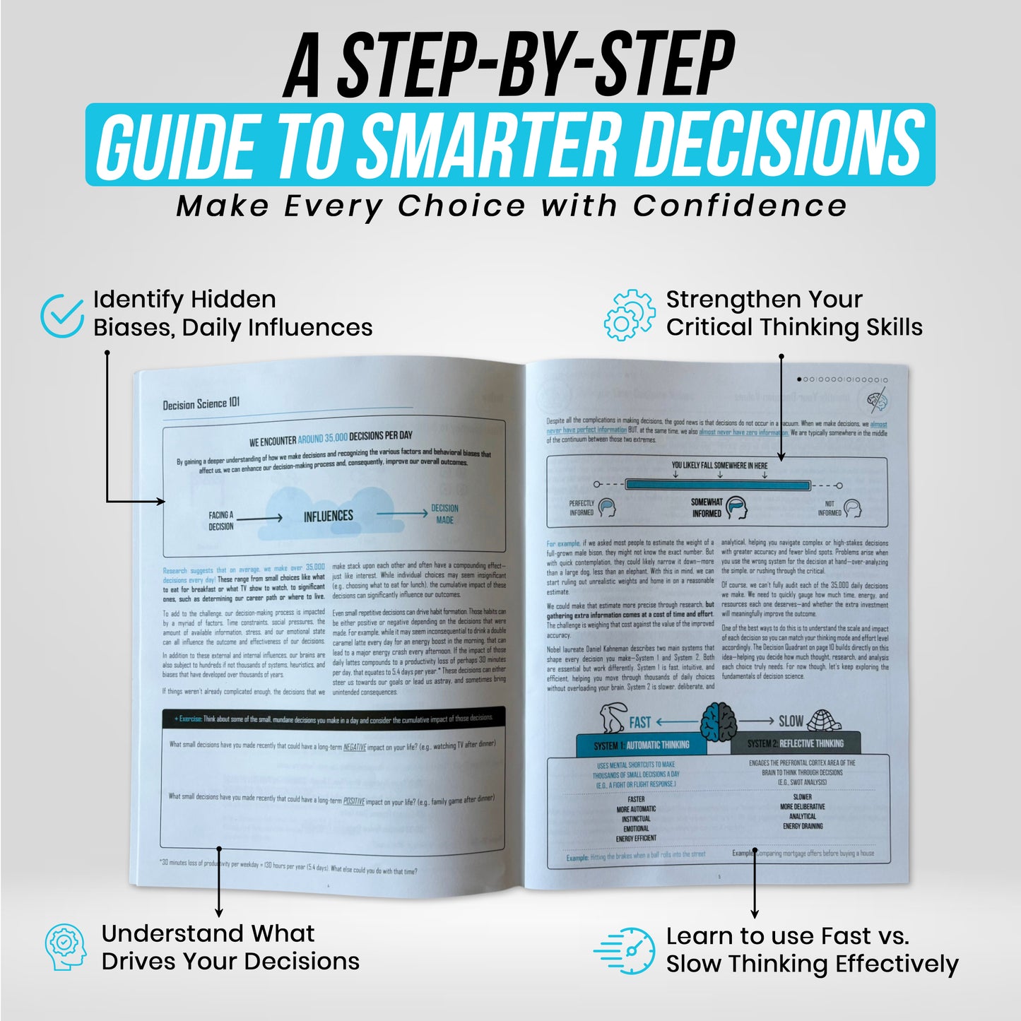 Decision/Shift – A Behavior Change Guide and Workbook and for Smarter Choices - Print Version: FREE SHIPPING