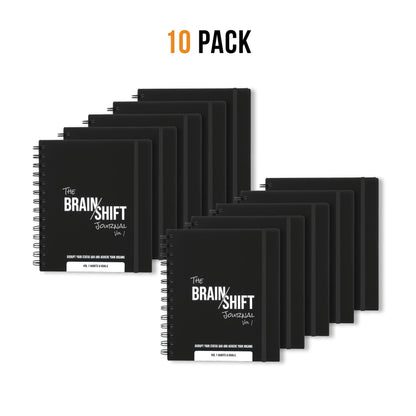 10 Pack Team Bundle & Save | Brain/Shift Journal Habits & Goals (FREE Shipping)