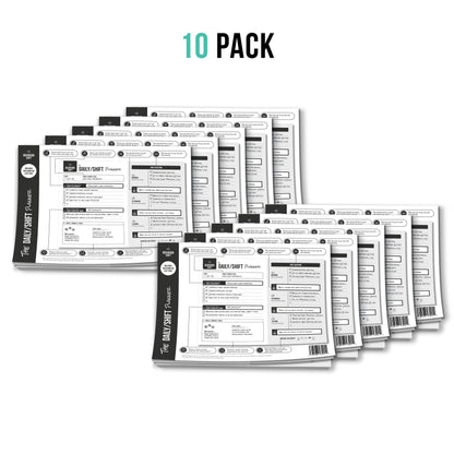 10 Pack Team Bundle & Save | The Daily/Shift 13-Week Tear-off Desktop Planner (FREE SHIPPING)