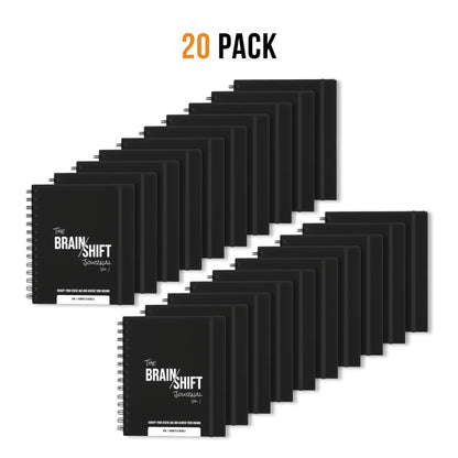 20 Pack Team Bundle & Save | Brain/Shift Journal Habits & Goals (FREE Shipping)