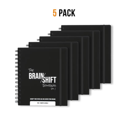 5 Pack Team Bundle & Save | Brain/Shift Journal Habits & Goals (FREE Shipping)