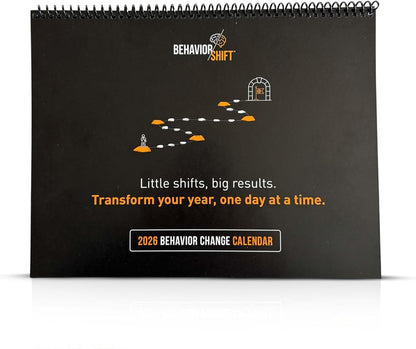 The Behavior Shift 2026 Goals Calendar | 365-Day Life Planner