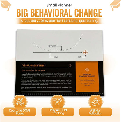 The Behavior Shift 2026 Goals Calendar | 365-Day Life Planner