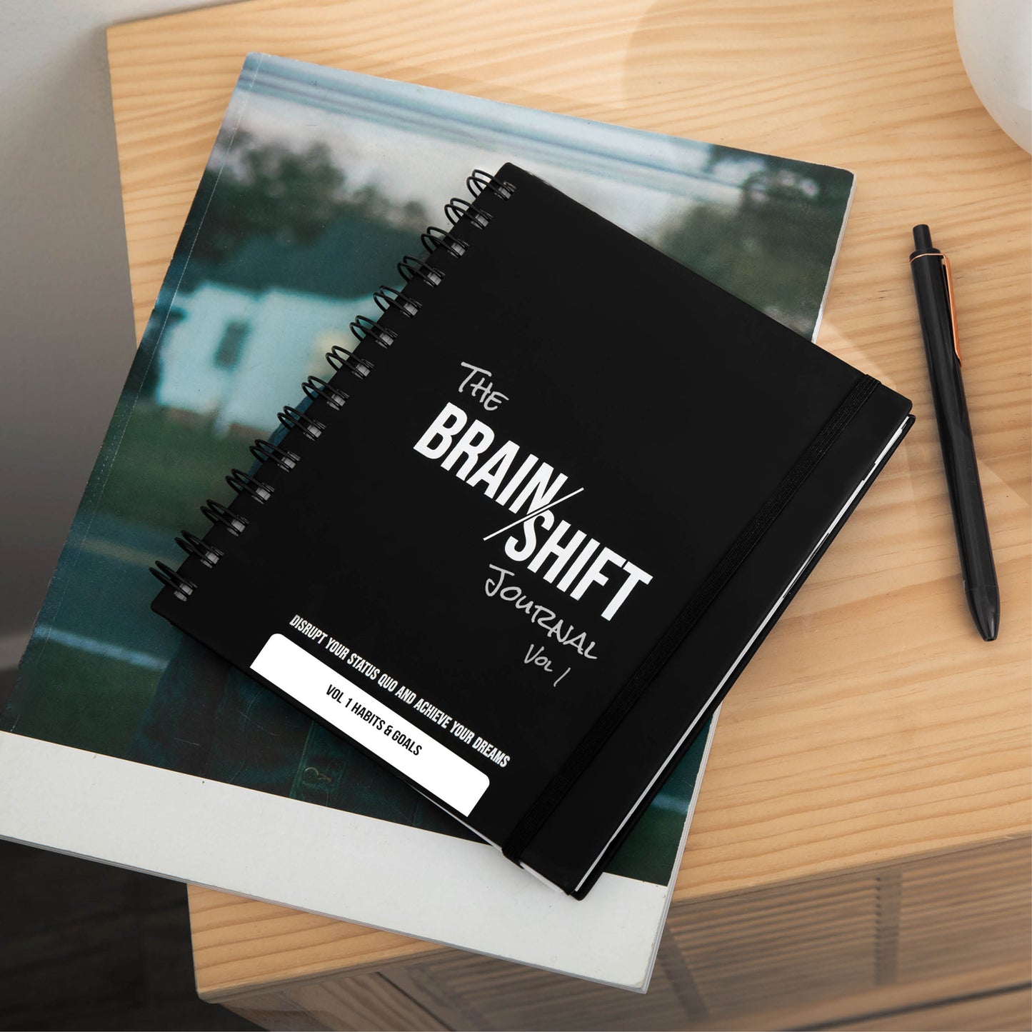 The Brain/Shift Journal: Vol. 1 - HABITS & Goals (FREE Shipping)