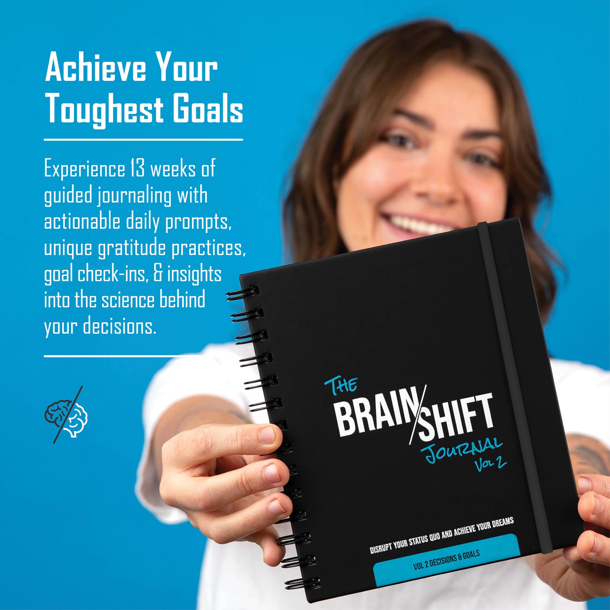 Volume 1 of Brain/Shift series focusing on habit loops, willpower, and goal-setting techniques for personal growth