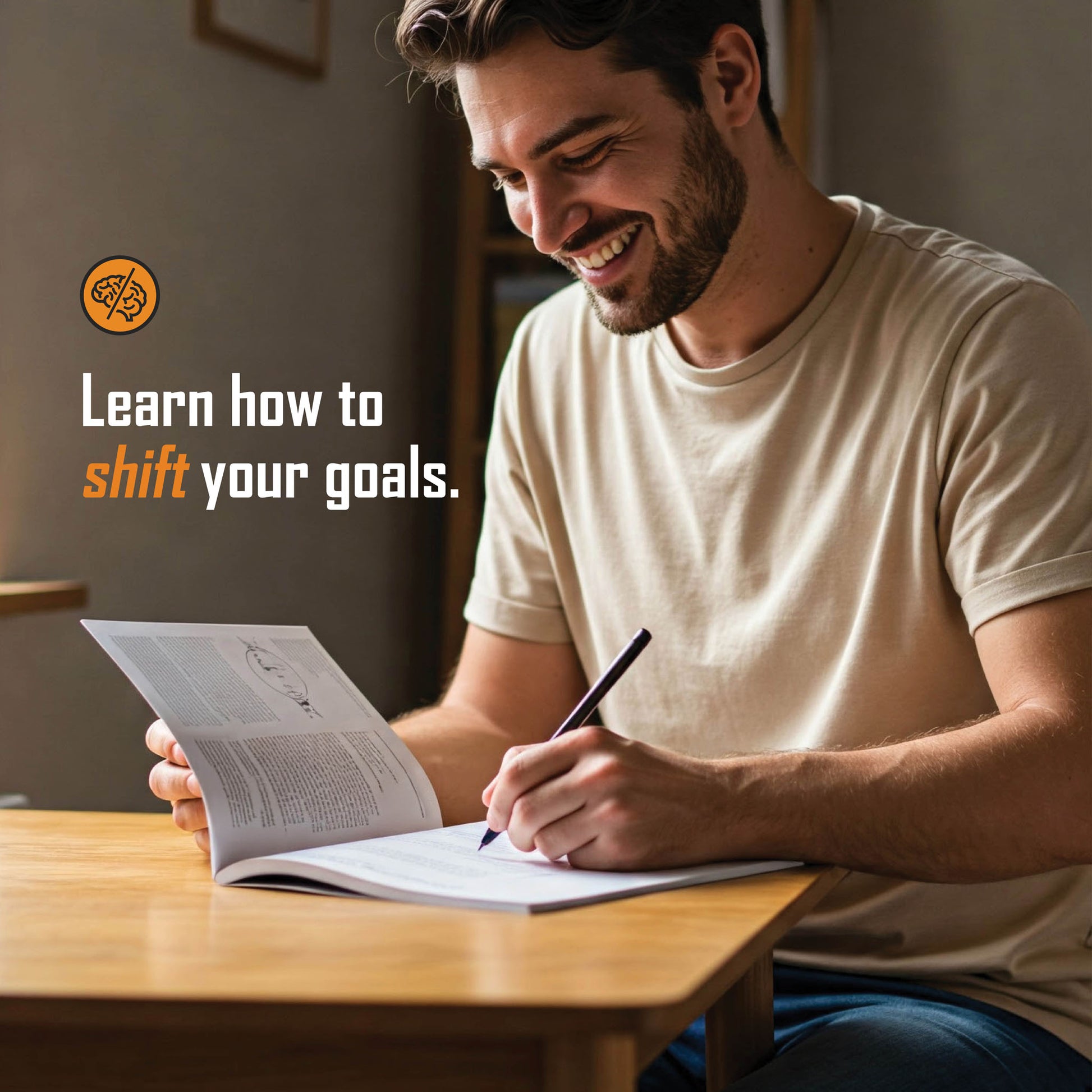 17-page guide with exercises to help you set clear goals, increase motivation, and stay focused
