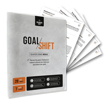 17-page printed guide using behavioral science to identify, plan, and achieve your most influential goals