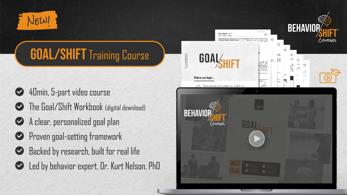 Goal/Shift Video Course: Dream big, achieve bigger! Live with intention.