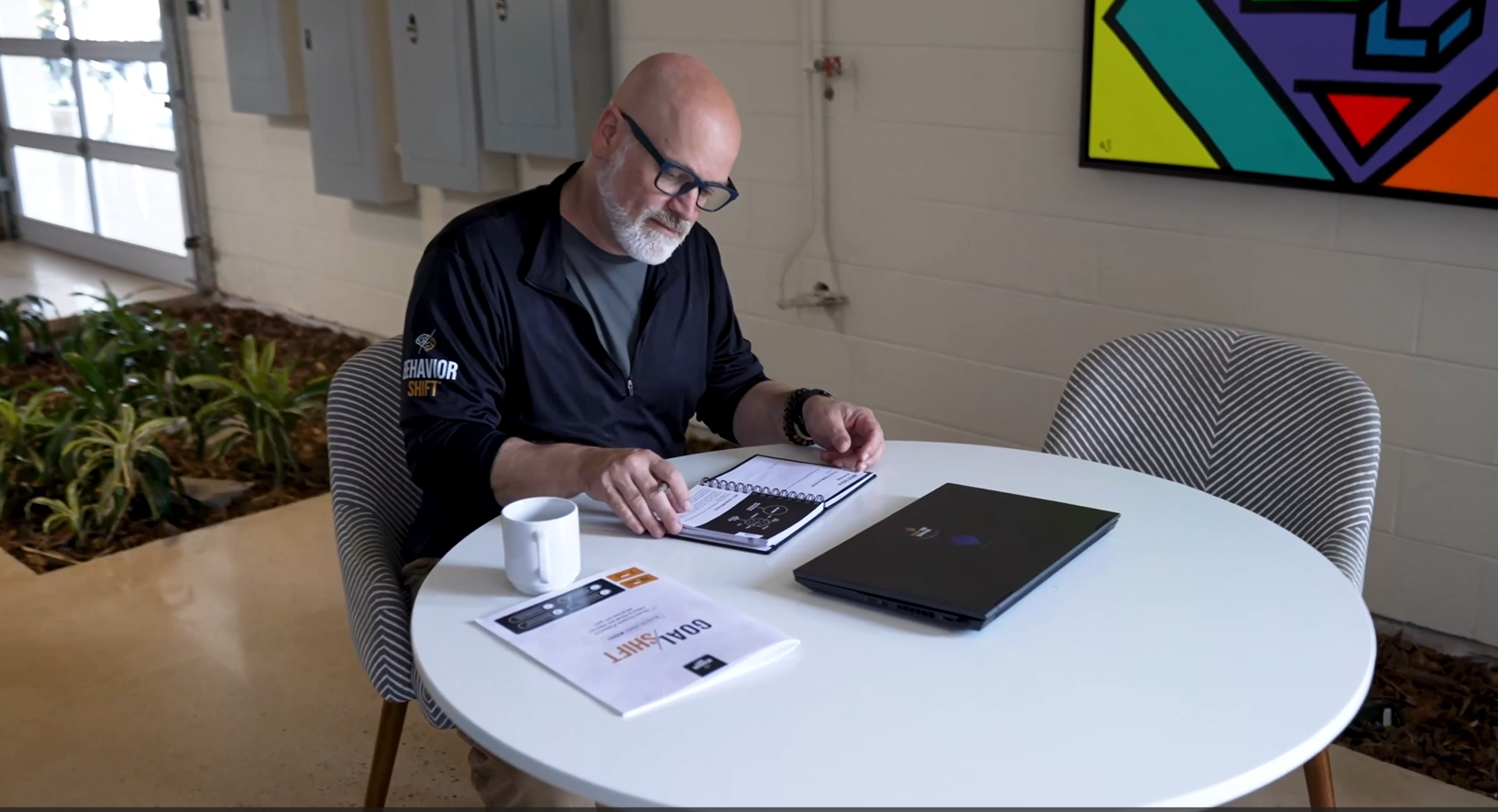 Load video: journal goals habits behavior change prodcutivity
